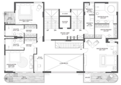 Small Duplex - Upper Level Plan